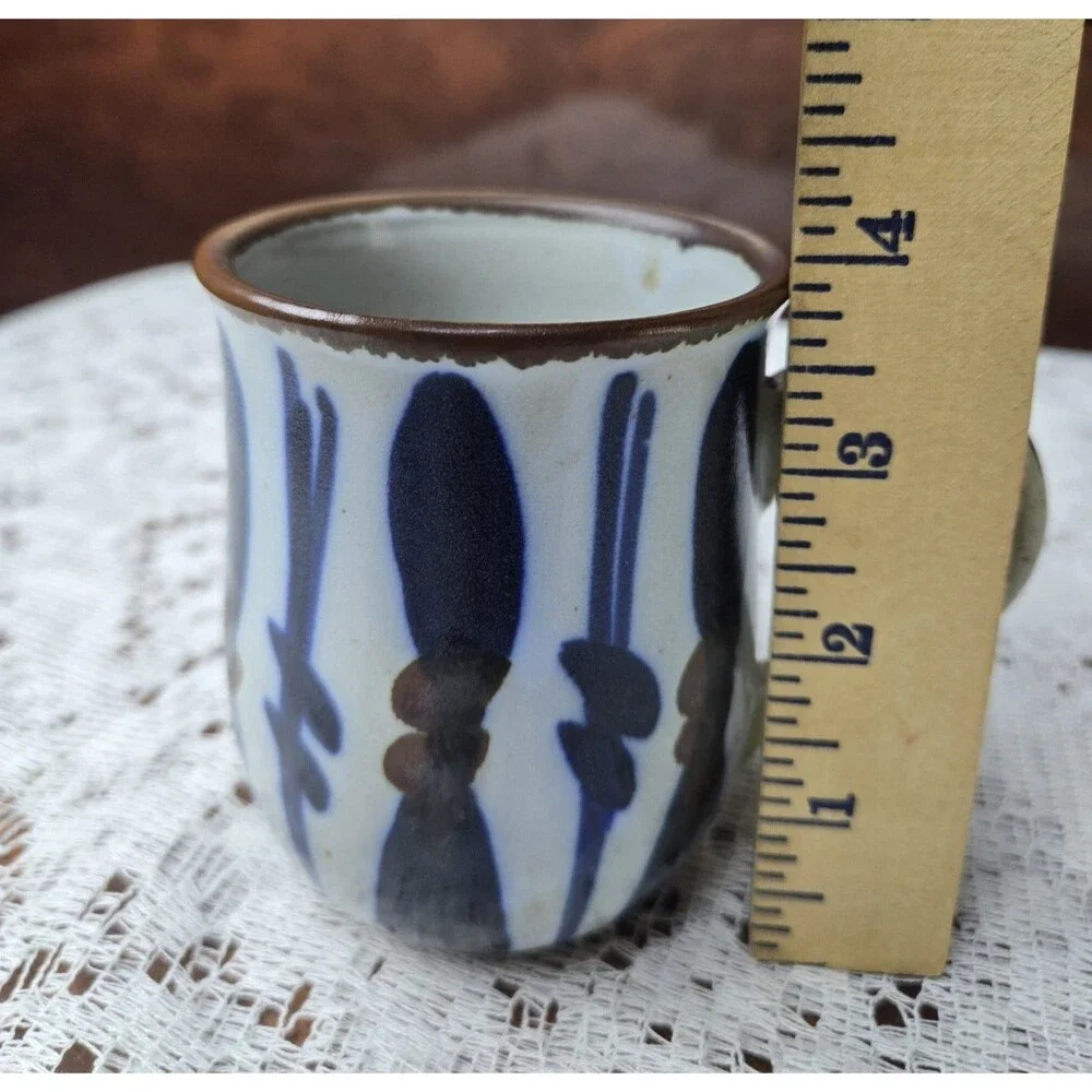 Takahashi San Francisco Vintage hand painted Stoneware Mug